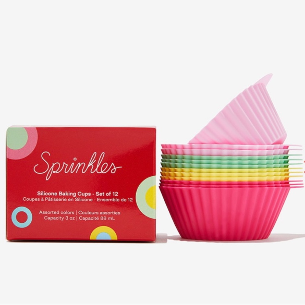 SPRINKLES Silicone Baking Cups Set of 12